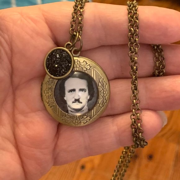 Hand Crafted Jewelry - Edgar Allan Poe Locket